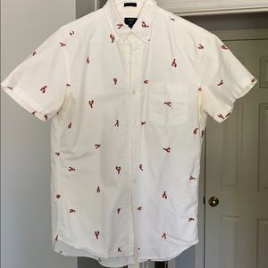 JCrew oxford shirt short sleeve M